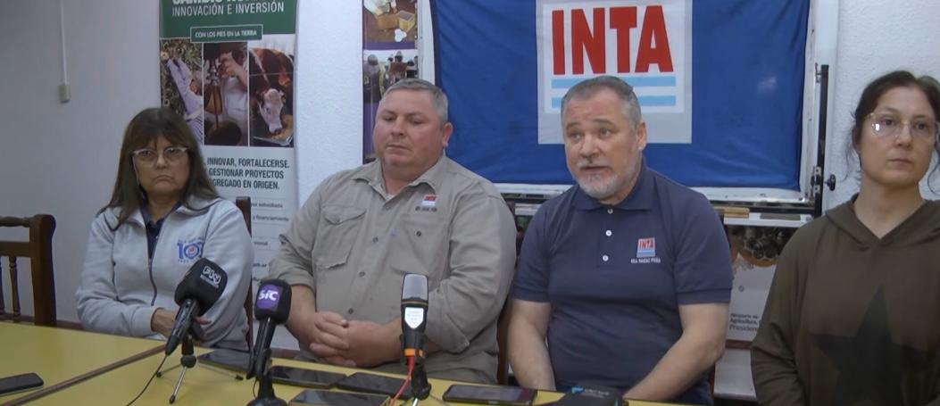Directivos y trabajadores del INTA Saenz Peña se movilizan ante cambios y despidos del personal