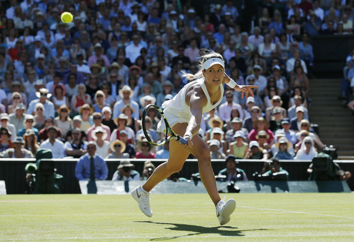 En 2014 venció a la rumana Simona Halep y se metió en la final de Wimbleon.