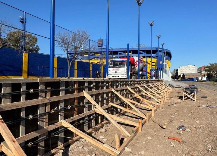 Así avanzan las obras en Boca.