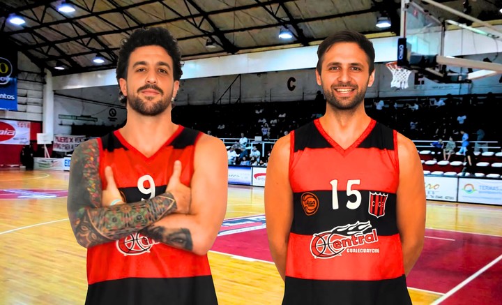 Lado y Montani, baluartes de Central. (Prensa Liga Federal)