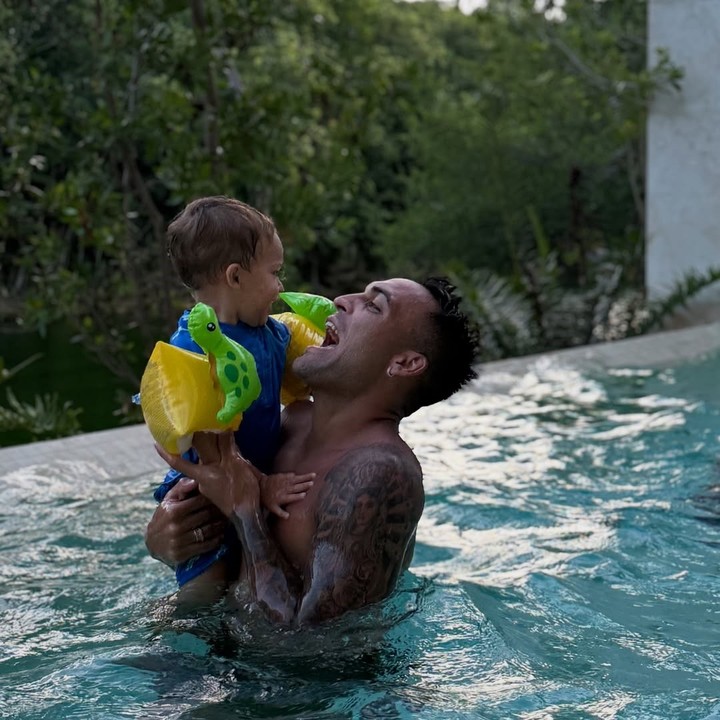 Las vacaciones de Lautaro Martínez: de Disney a México.