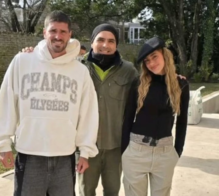 De Paul, ya en Buenos Aires con Tini.