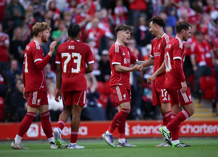 El Liverpool le ganó al Athletic de Bilbao (EFE).