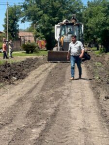 El Municipio de El Palmar prioriza el arreglo de calles y desagües para mejorar la infraestructura urbana