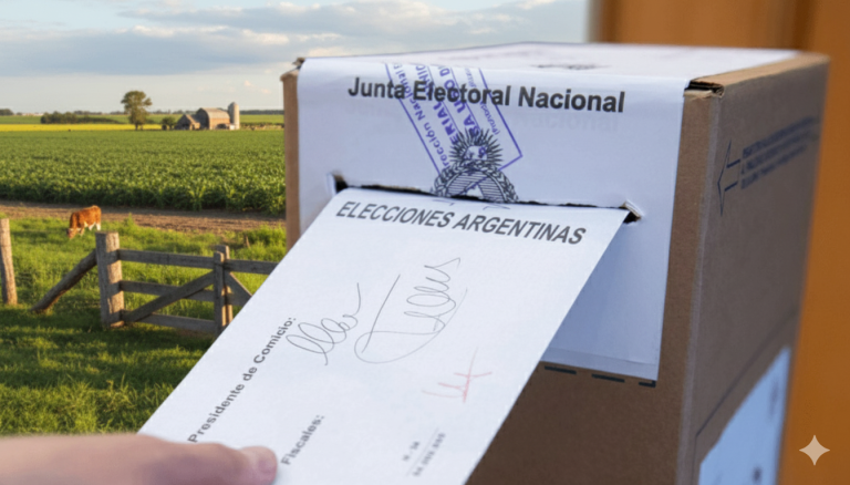 El “voto del campo”: un abrumador apoyo a Milei, incluso en las zonas de Buenos Aires inundadas