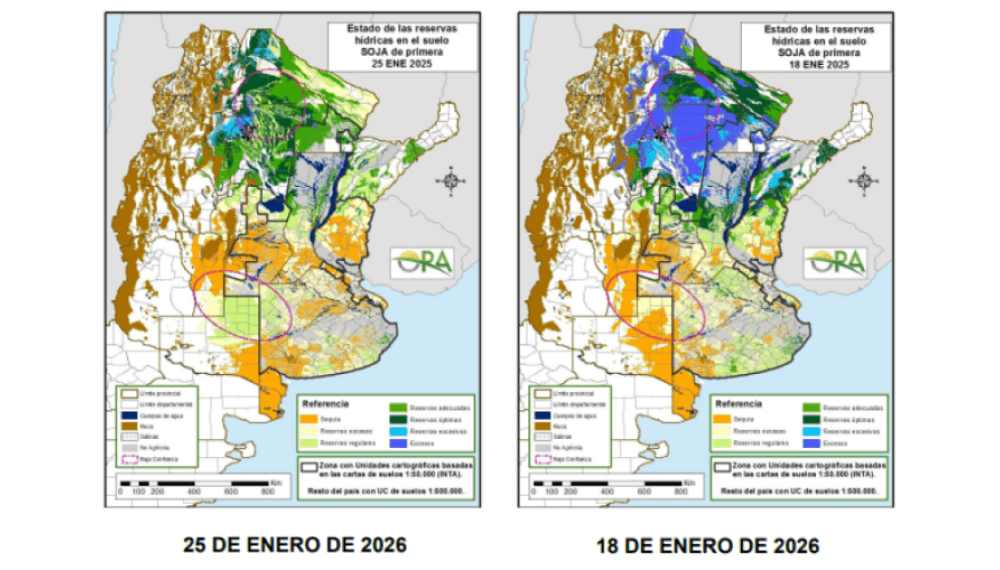La “mancha” de la sequía crece y la luz amarilla comienza a enrojecer en la zona núcleo