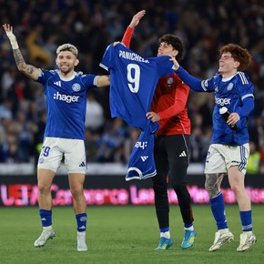 Colo Barco: generó un penal, gran partido y dedicatoria a Panichelli