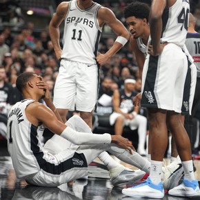 Video: la conmoción cerebral que sufrió Victor Wembanyama ante Portland Trail Blazers 