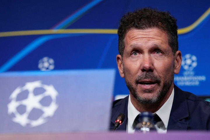 El entrenador del Atlético de Madrid, Diego Simeone (EFE).