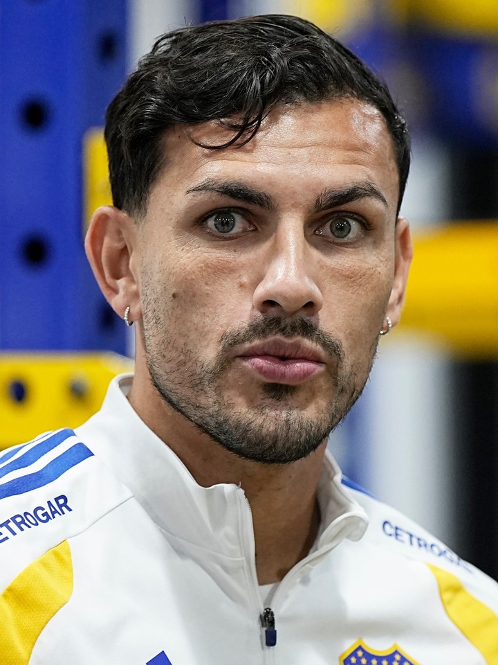 Leandro Paredes en Boca Predio, a la vuelta del Mundial. foto prensa boca
