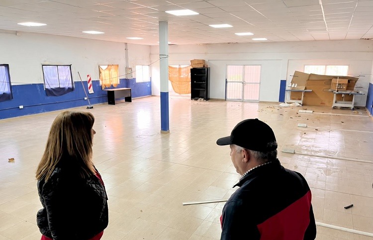 El galpón que era del piquetero Carlos Barraza será reutilizado como centro de evacuados